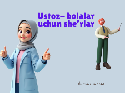 Ustozlar bolalar uchun 