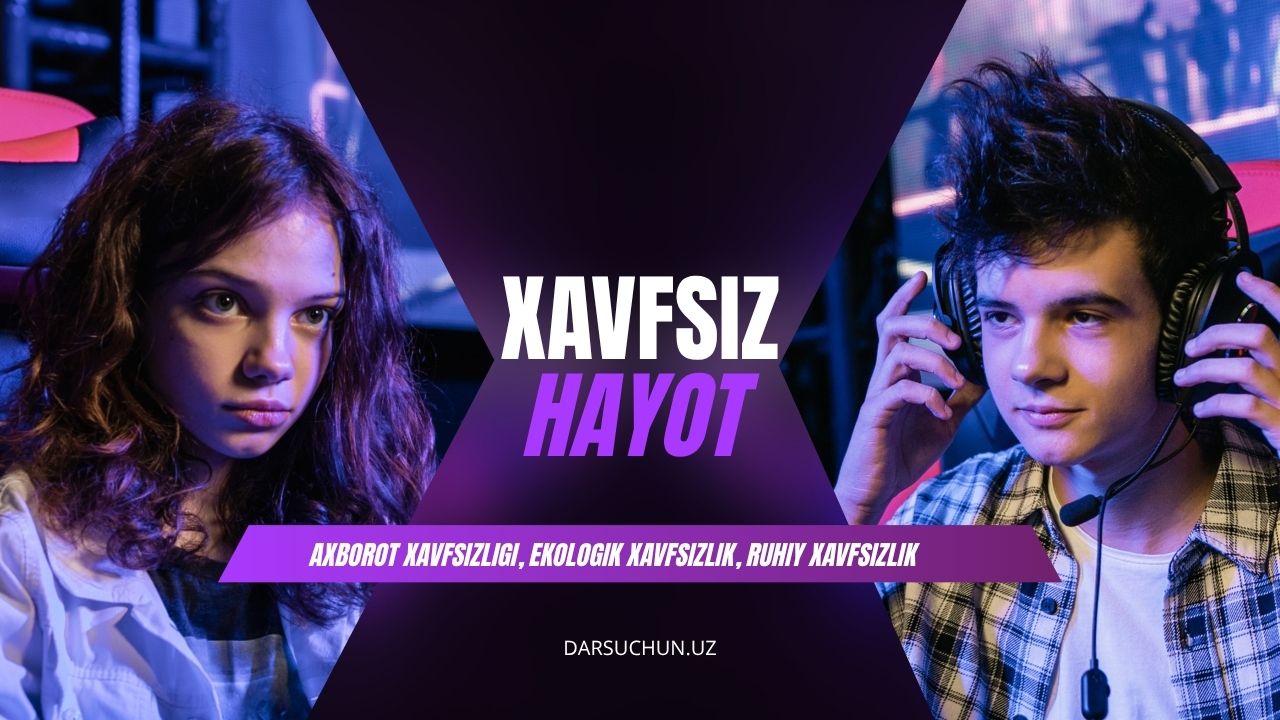 Xavfsiz hayot — hayotimizning yorug' yo'li insho