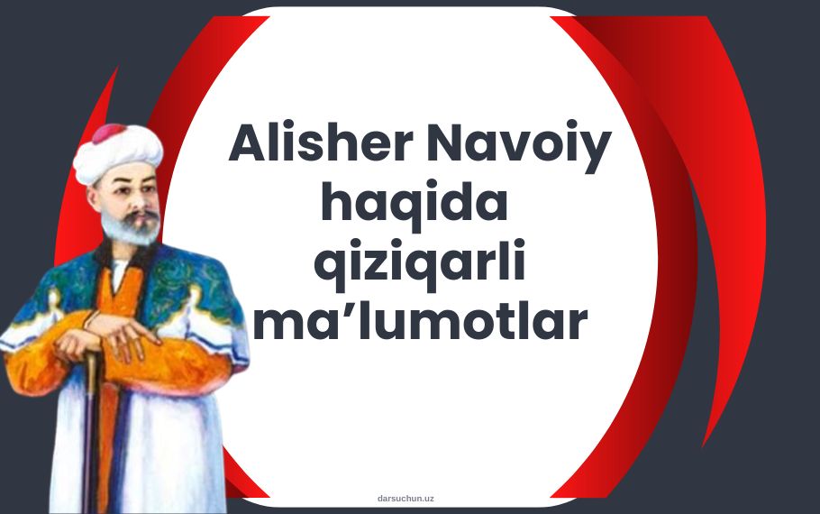 Alisher Navoiy haqida qiziqarli malumotlar